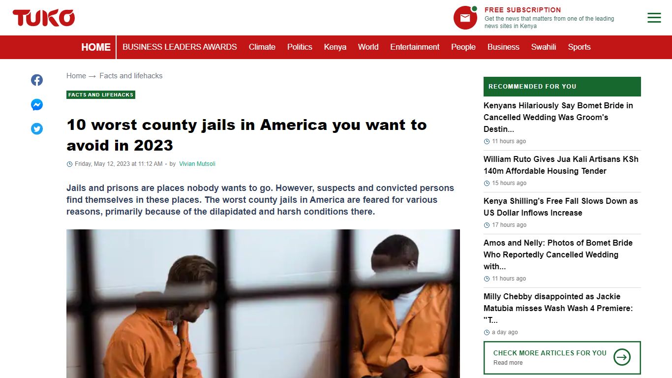 10 worst county jails in America you want to avoid in 2023